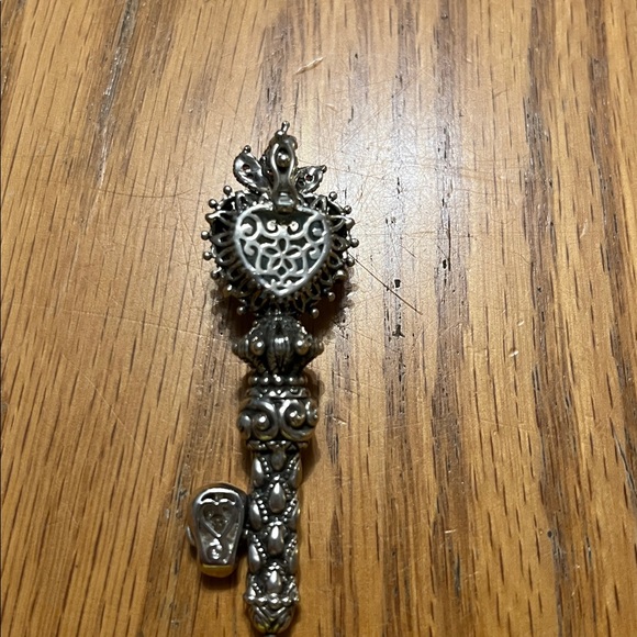 Barbara Bixby HeartFlame 925/18K key enhancer - Picture 2 of 2